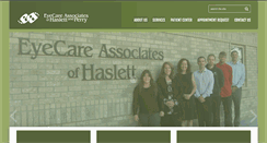 Desktop Screenshot of hasletteyecare.com